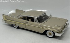 1958 Plymouth Fury bege 1/18 Chrysler edição limitada modelo de brinquedo de carro fundido comprar usado  Enviando para Brazil