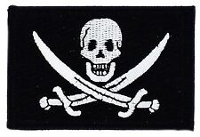 Parche bandera PATCH PIRATA JACK RACKHAM 7x4,5cm bordado termoadhesivo nuevo comprar usado  Enviando para Brazil