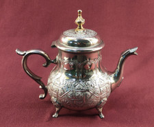 Théière marocaine maillechor d'occasion  Saint-Bonnet-le-Château