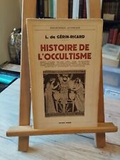 Livre.histoire occultisme. ger d'occasion  Bry-sur-Marne