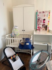 Babybett holz weiß gebraucht kaufen  Weiterstadt