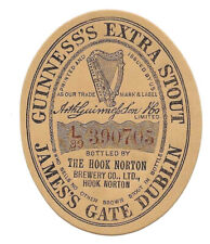 Beer label guinness for sale  BURY