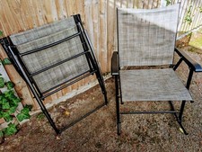 Pair grey foldable for sale  SOUTH CROYDON