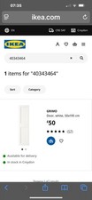 Ikea grimo wardrobe for sale  CROYDON