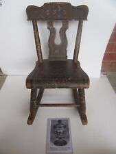 Antigo roqueiro infantil pintado folclórico PA do século XIX, William Carl Heilig comprar usado  Enviando para Brazil