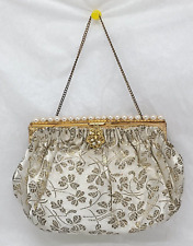 Bolsa de noite antiga francesa brocada década de 1920 comprar usado  Enviando para Brazil