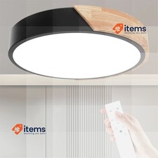 Luminária de teto Yexati madeira, teto regulável 3000K-6000K preta comprar usado  Enviando para Brazil