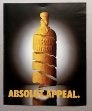 2001 ABSOLUT APPEAL Vodka Citron Magazine impressa anúncio revista búlgara comprar usado  Enviando para Brazil