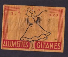 Old label matches d'occasion  Expédié en Belgium