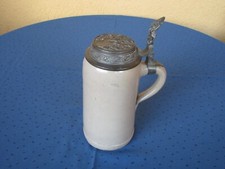 Masskrug steinzeugkrug zinndec gebraucht kaufen  Karlsdorf-Neuthard