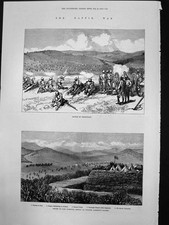 Old Kaffir War Battle Umzintzani Relief Fort Warwick Col Lambert 1878 vitoriano comprar usado  Enviando para Brazil