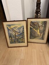 Aquarell bilder 1950 gebraucht kaufen  Berlin