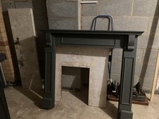 Pink marble fire for sale  KETTERING