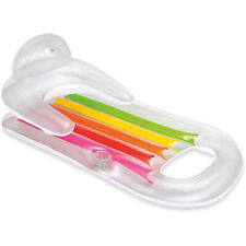 Espreguiçadeira flutuante para piscina INTEX King Kool Lounge com encosto de cabeça (caixa aberta) comprar usado  Enviando para Brazil
