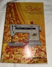 Máquina de costura vintage estilista em ziguezague modelo 534 livreto cantor 1975, usado comprar usado  Enviando para Brazil