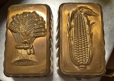 Molde vintage de cobre trigo gelatina de milho panela de bolo cozinha decoração de parede comprar usado  Enviando para Brazil