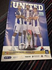 Colchester united arsenal for sale  LONDON