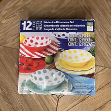 Piece melamine dinnerware for sale  Covina