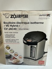 Caldeira e aquecedor de água Zojirushi CV-JAC40XB 4,0 litros aço inoxidável preto comprar usado  Enviando para Brazil
