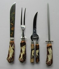 stag horn carving set for sale  Alexandria