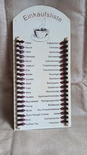 Einkaufsliste küchenmesser ho gebraucht kaufen  Lamspringe