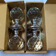 Crystal glass chromed for sale  LONDON
