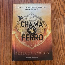Portuguese Iron Flame Chama de Ferro Rebecca Yarros Sprayed Edges comprar usado  Enviando para Brazil