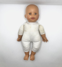 Boneca bebê renascida olho marrom corpo macio pele média leve feita na Espanha comprar usado  Enviando para Brazil