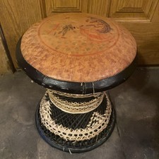 Vintage wicker leather for sale  Pullman