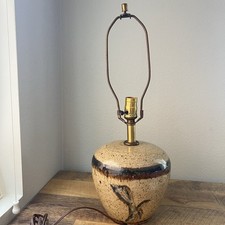 Pottery lamp signed for sale  Ontario