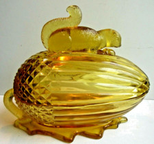 Bonbonnière sucrier verre d'occasion  Bonneuil-Matours