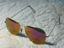 Óculos de sol Ray-Ban Aviator Pilot RB3025 Cyclamen rosa 58mm comprar usado  Enviando para Brazil