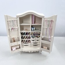 Armário de costura francês Bespaq guarda-roupa pintado à mão casa de bonecas miniatura 1:12 comprar usado  Enviando para Brazil
