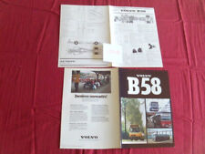 N° 18012  /  VOLVO  B58  dépliant français + fiche 1976, usado comprar usado  Enviando para Brazil