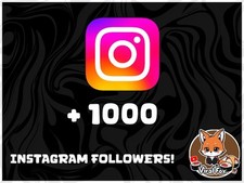 +1,000 Instagram Follow [PRZECZYTAJ OPIS] na sprzedaż  Wysyłka do Poland