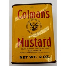 Colman mustard tin for sale  Fredonia