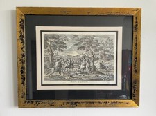 Framed french engraving for sale  HASTINGS