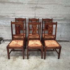 Lot chaises chêne d'occasion  Steenwerck