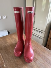 Hunter red wellies for sale  GRANTOWN-ON-SPEY