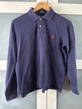 Camisa polo feminina de rugby azul manga longa Ralph Lauren SP comprar usado  Enviando para Brazil