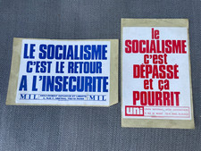 Lot anciens autocollants d'occasion  Chatou