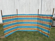 Vintage windbreak panel for sale  LEIGH-ON-SEA