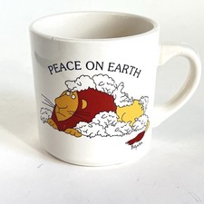 Caneca Sandra Boynton leão com ovelha produtos de papel reciclado “Paz na Terra” comprar usado  Enviando para Brazil