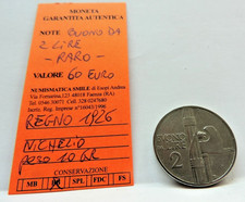 Rara moneta nichelio usato  Faenza