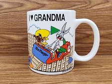 Caneca de café vintage vovó Looney Tunes Warner Bros seis bandeiras insetos anos 90 FSD , usado comprar usado Caneca de café vintage vovó Looney Tunes Warner Bros seis bandeiras insetos anos 90 FSD , usado comprar usado  Enviando para Brazil
