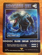 MTG Borderless Indominus Rex - Polyraptor Secret Lair: X Jurassic World!! comprar usado  Enviando para Brazil