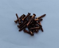 Copper screws slotted for sale  AMMANFORD