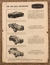 Allard car range for sale  LEICESTER