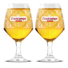 Cruzcampo chalice beer for sale  RUSHDEN