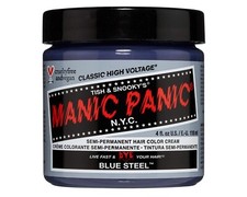 Tintura de cabelo Manic Panic alta tensão clássica semipermanente AÇO AZUL 4 oz comprar usado  Enviando para Brazil